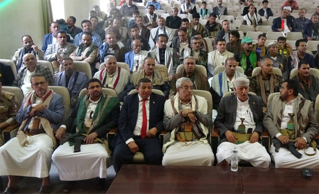 عضو مجلس النواب الزنم يحضر احتفال بأعياد الثورة اليمنية في محافظة إب
