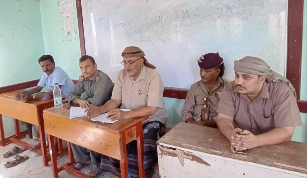 قيادة مديرية التحيتا تعقد اجتماعاً موسعاً بالعقال للحشد والمشاركة في المراكز الصيفية