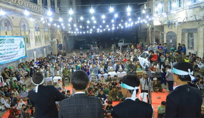 بحضور عضو مجلس النواب الطوقي: أمسية بحي الحصبة الشمالي بمديرية الثورة ابتهاجاً بذكرى المولد النبوي